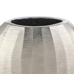 Abucay Silver Oval Vase