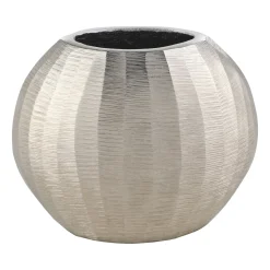 Abucay Silver Oval Vase