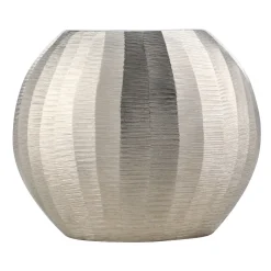 Abucay Silver Oval Vase