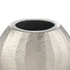 Abucay Small Silver Oval Vase