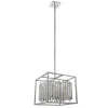 Acadia Polished Chrome and Crystal 4 Light Pendant Ceiling Light