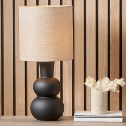Addison Black Ceramic Table Lamp