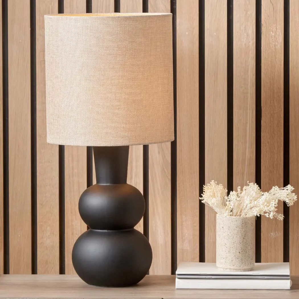 Addison Black Ceramic Table Lamp
