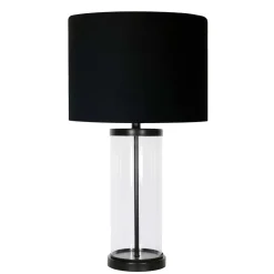 Adelia Black & Glass Table Lamp