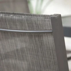 Adrano 4 Seat Polywood Alu Square Collection Stacking