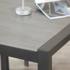 Adrano 4 Seat Polywood Alu Square Collection Stacking