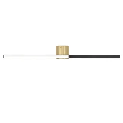 Aieta Black & Gold LED Flush Ceiling Light