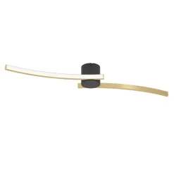Aieta Gold LED Flush Ceiling Light
