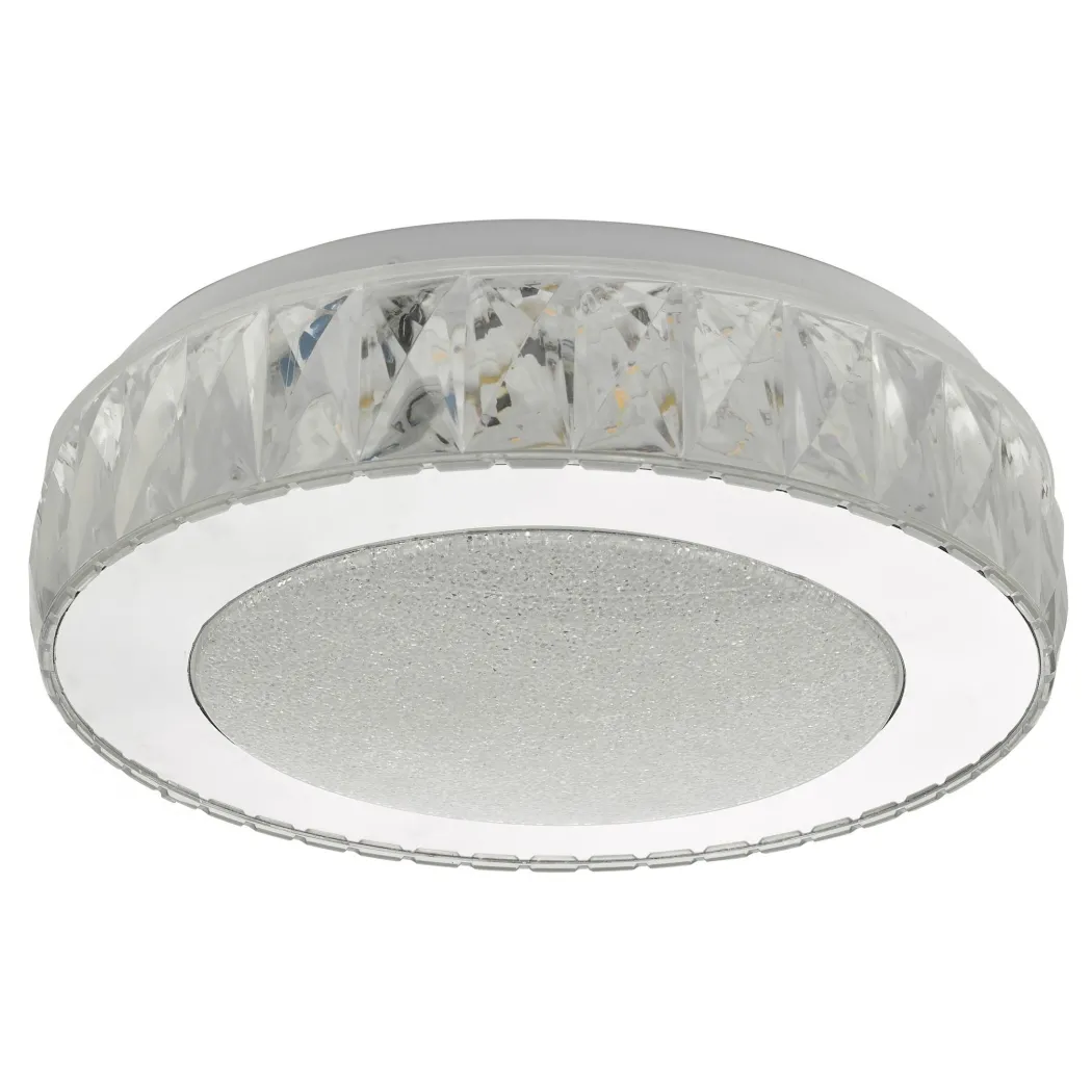 Akelia Small Acrylic LED Flush Ceiling Light