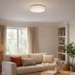 Akelia Small Acrylic LED Flush Ceiling Light