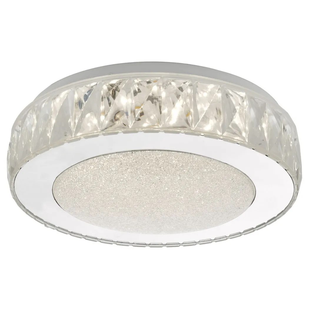 Akelia Small Acrylic LED Flush Ceiling Light