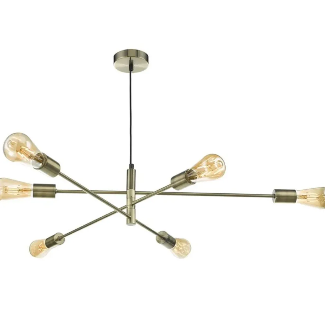 Alana Antique Brass Ceiling Pendant
