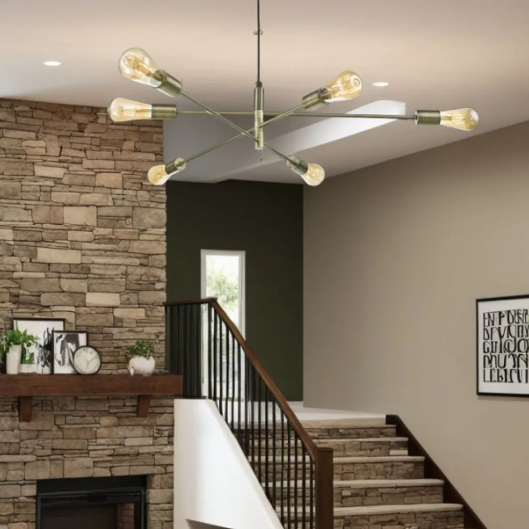 Alana Antique Brass Ceiling Pendant