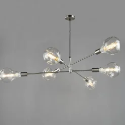 Alana Satin Chrome Ceiling Pendant