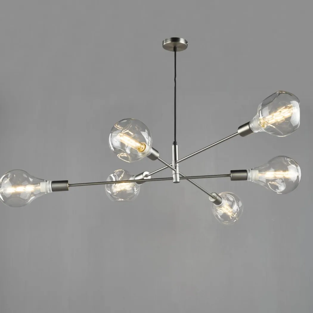 Alana Satin Chrome Ceiling Pendant