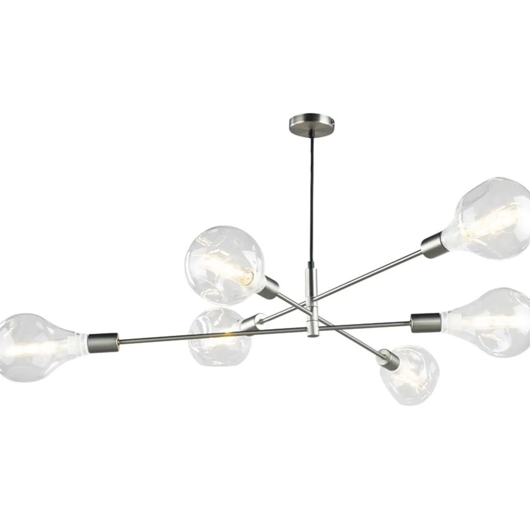 Alana Satin Chrome Ceiling Pendant
