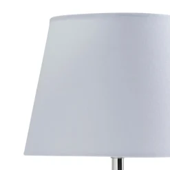 Alanna Ivory Ribbed Ceramic Table Lamp