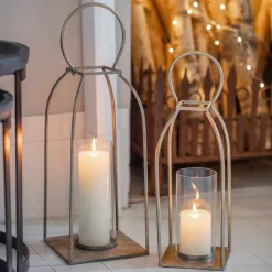 Alcora Antique Gold Small Lantern