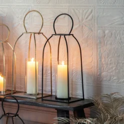 Alcora Black Large Lantern