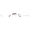 Alexa 4 Spot Polished Chrome & Crystal LED Ceiling Bar