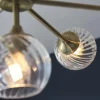 Allegra 8 Light Antique Brass Pendant Ceiling Light