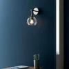 Allegra 1-Light Silver Wall Light