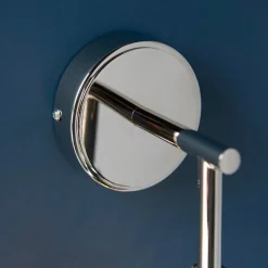 Allegra 1-Light Silver Wall Light