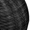 Allona Black Rattan Round Table Lamp
