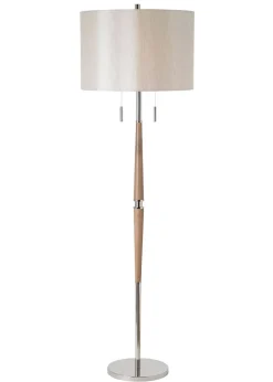 Altesse 2 Light Floor Lamp Polished Nickel