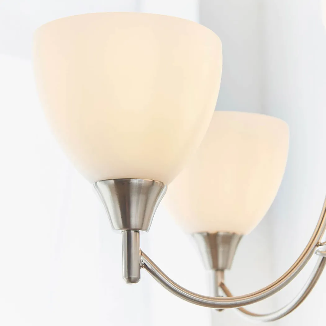 Alton 5 Light Pendant Ceiling Light Satin Chrome