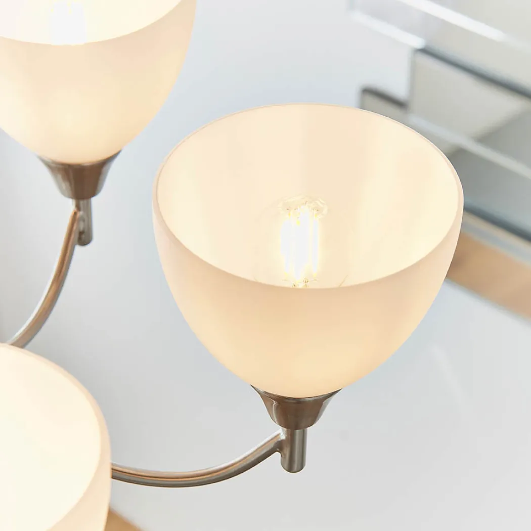 Alton 5 Light Pendant Ceiling Light Satin Chrome