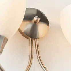 Alton 2 Light Satin Chrome Wall Light