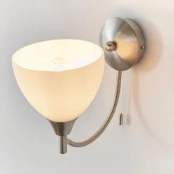 Alton Satin Chrome Wall Light