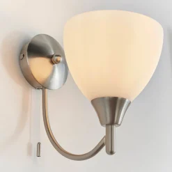 Alton Satin Chrome Wall Light