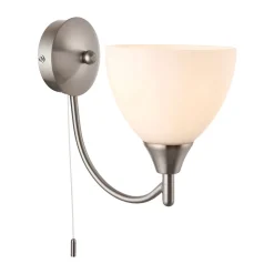 Alton Satin Chrome Wall Light