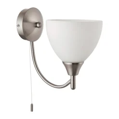 Alton Satin Chrome Wall Light