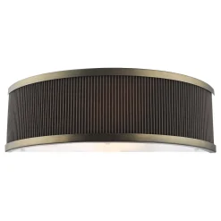 Alvaro Antique Bronze & Brown Wall Light