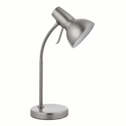 Amalfi 47cm USB Desk Lamp Satin Nickel