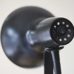 Amalfi Matt Black Task Floor Lamp
