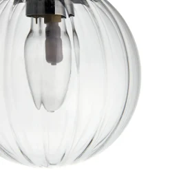 Amelie IP44 Flush Polished Chrome Ceiling Light