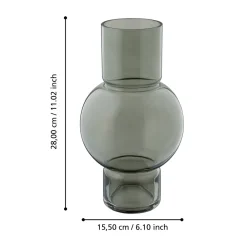 Ampitabe Green Round Vase