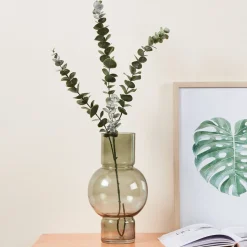 Ampitabe Green Round Vase