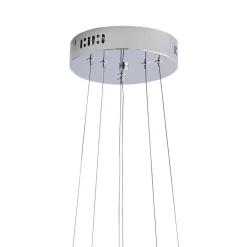 Ana LED Chrome Tiered Pendant Ceiling Light