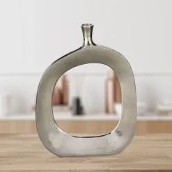 Ankarefo Round Silver Vase