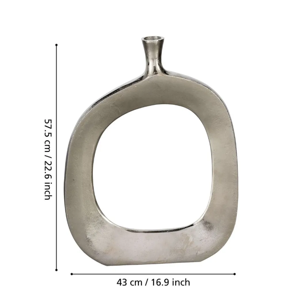 Ankarefo Round Silver Vase