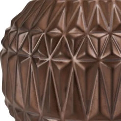Anneli Bronze Aztec Ceramic Table Lamp with Natural Shade