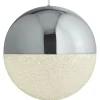 Annika Polished Chrome Globe LED Pendant Ceiling Light