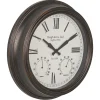 Antique Effect Bronze Wall Clock