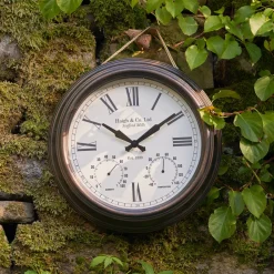 Antique Effect Bronze Wall Clock