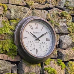 Antique Effect Bronze Wall Clock